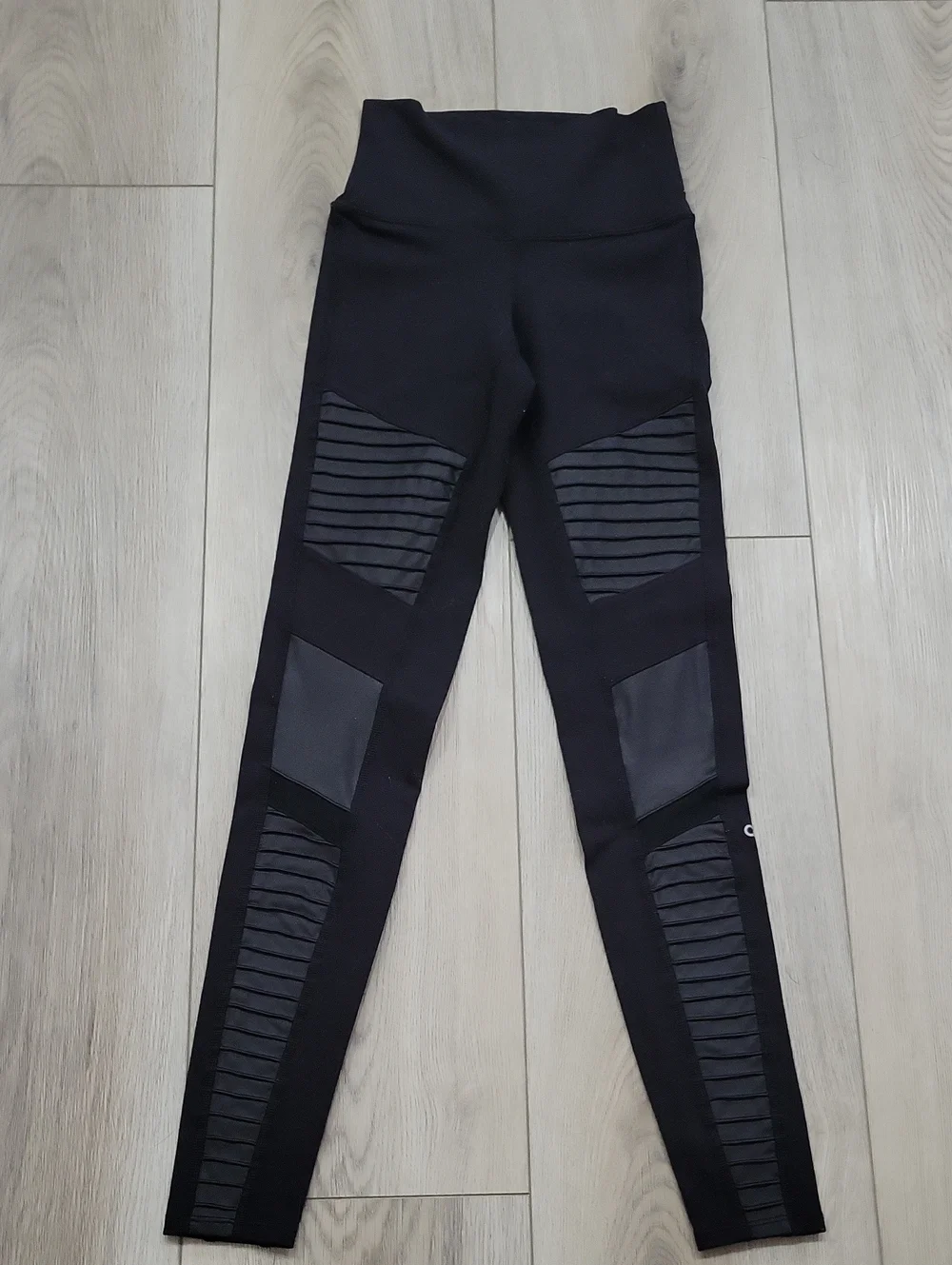 ALO Yoga Black High-Waist Paneled Leggings